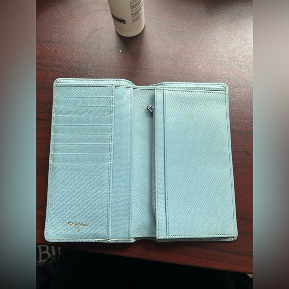 Authentic Chanel Coco Mark Caviar Leather Bifold Long Wallet - Picture 8 of 15